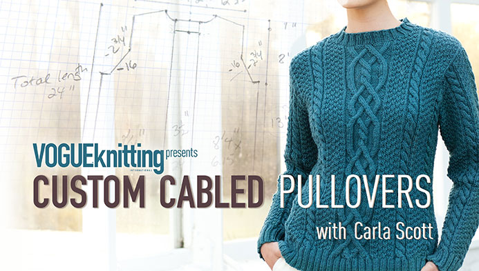 Custom Cabled Pullovers