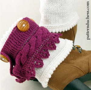 free pattern for knitting boot cuffs