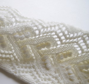 knitted lace pattern