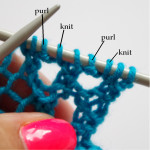 how to knit yarn over twice