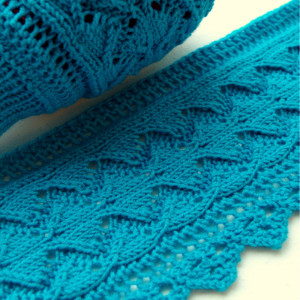 knit lace border pattern