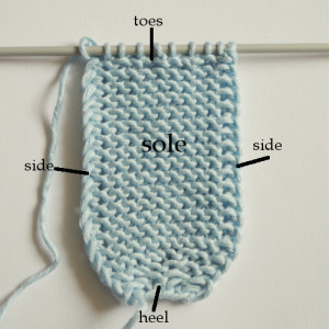 How to knit baby booties knit pattern
