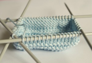 No sew knit baby booties
