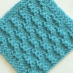 Beautiful and simple textured knitting pattern