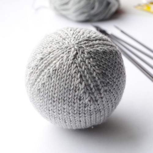 Christmas ball ornament knitting pattern