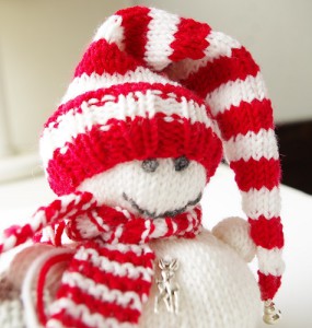 knit Christmas ornament pattern