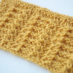 Knitting stitch pattern from 1990