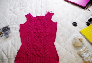 Sweater challenge behind the scenes