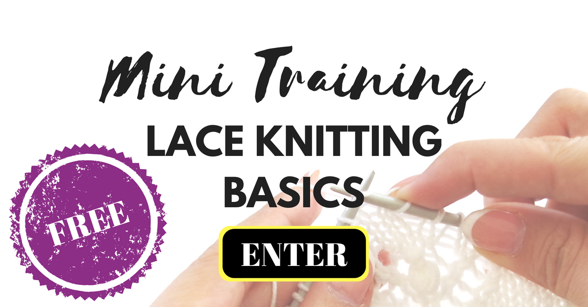 Free knitting class - Lace Knitting for beginners Mini training