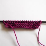 cable knitting step 1