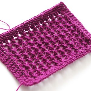 knitting pattern for lace net