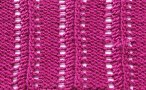 Lacy Divisions knitting pattern