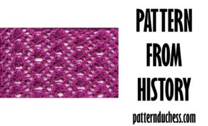 Summer Bells lacy knitting pattern from pattern duchess