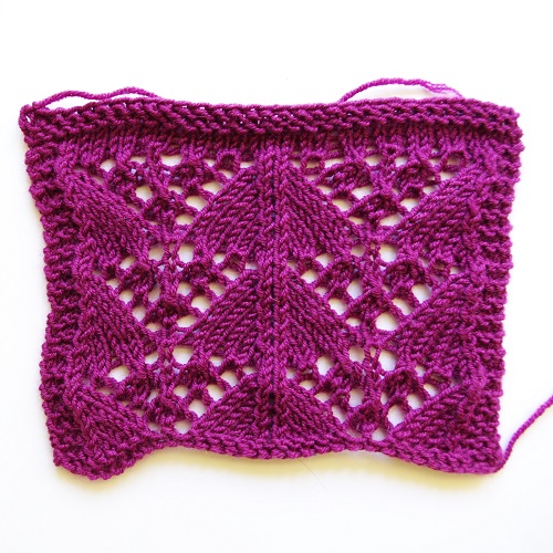 Lace triangles knitting pattern instructions