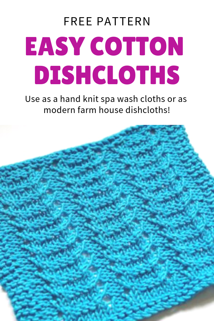 Knit Dishcloth Free Pattern Knitting Blog Pattern Duchess