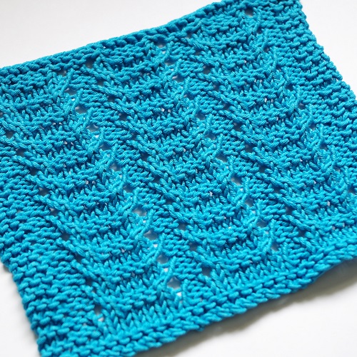 Knitting pattern for the washcloth - quick knitting project