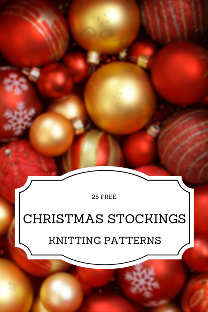 free knitting patterns for christmas stockings