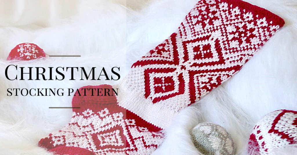 knit Christmas stocking pattern on Ravelry