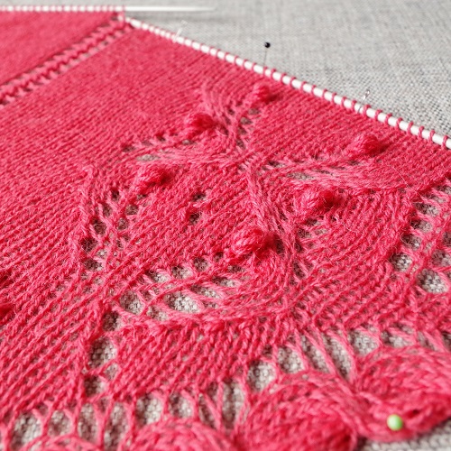 Spring Shawl - lace knitting challenge