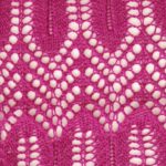 Wave stitch knitting pattern