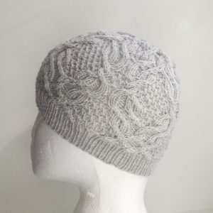 Knitting pattern review for a cabled hat "Father Cables"