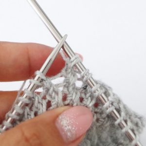 How to knit 2 stitches from 2