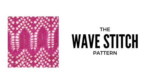Wave stitch swatch pattern