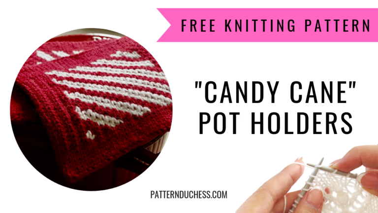 Read more about the article “Candy Cane” pot holders