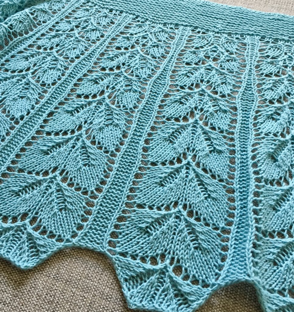easy lace knitting project