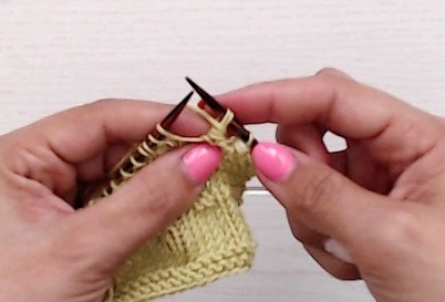 Wrap stitch knitting help