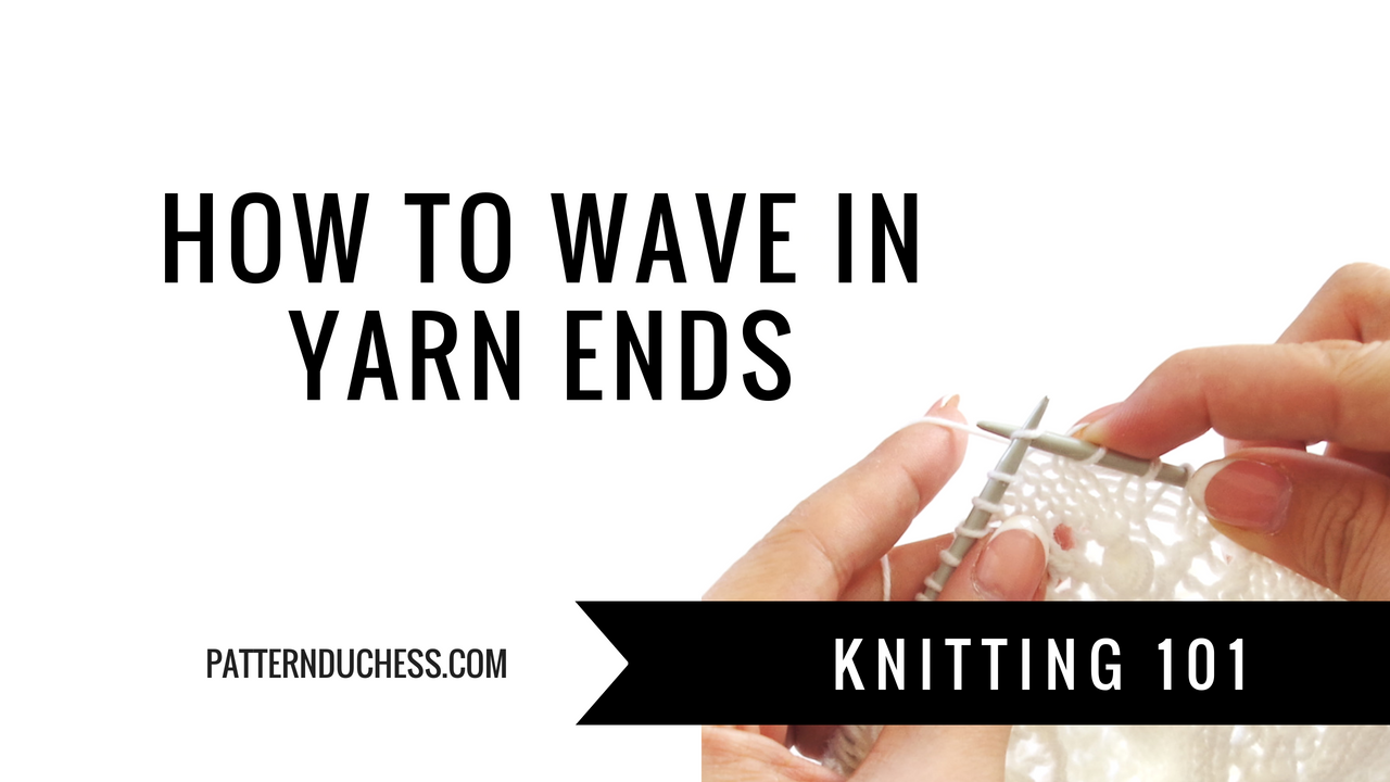 Read more about the article Weaving in yarn ends