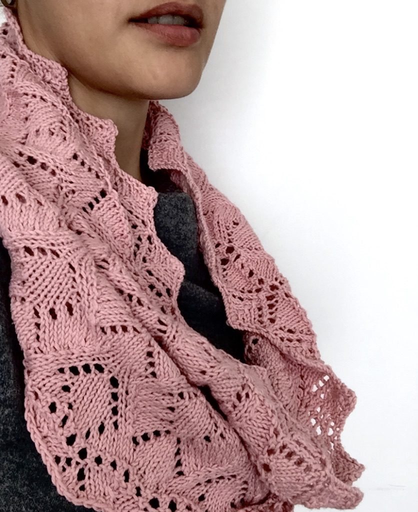 Lace cowl knitting pattern "Hope" | Knitting Blog Pattern ...