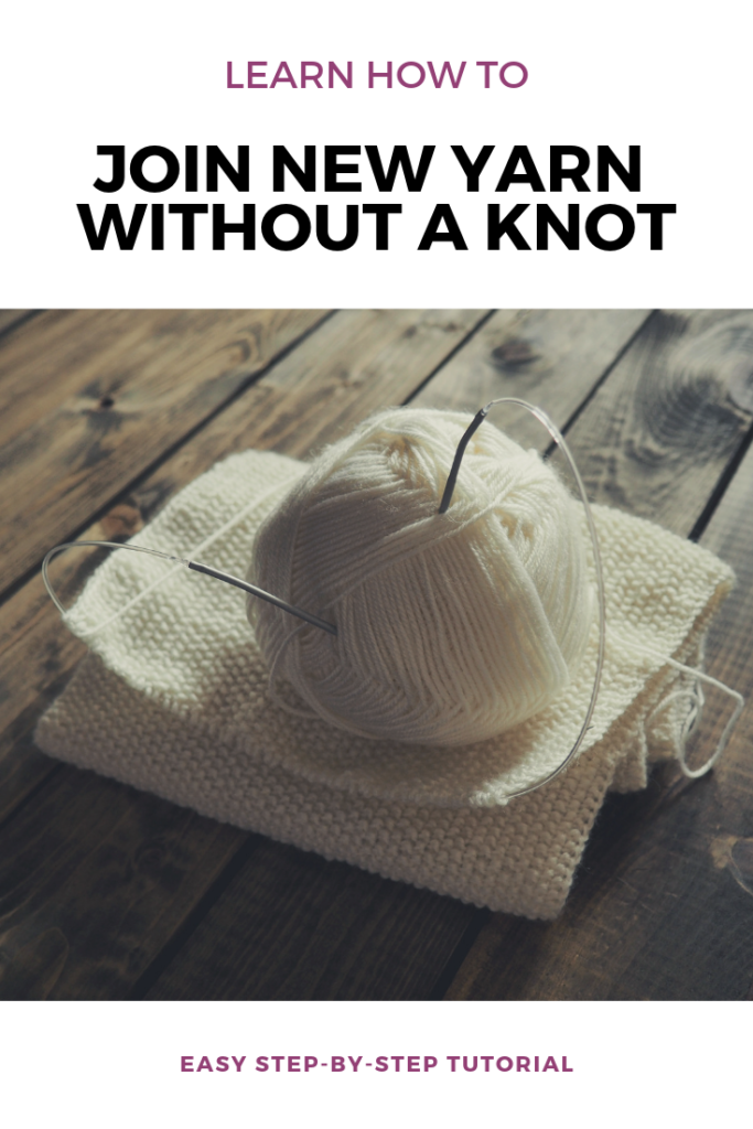 How to join new yarn without a knot in lace knitting
