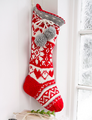 knit stocking pattern