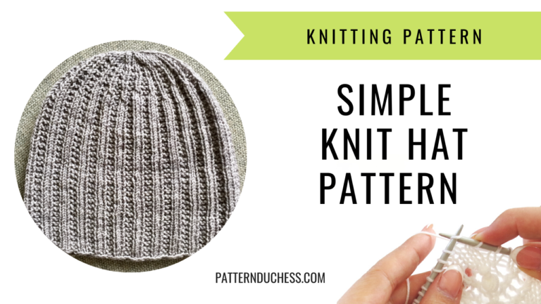 Read more about the article Simple knit hat pattern