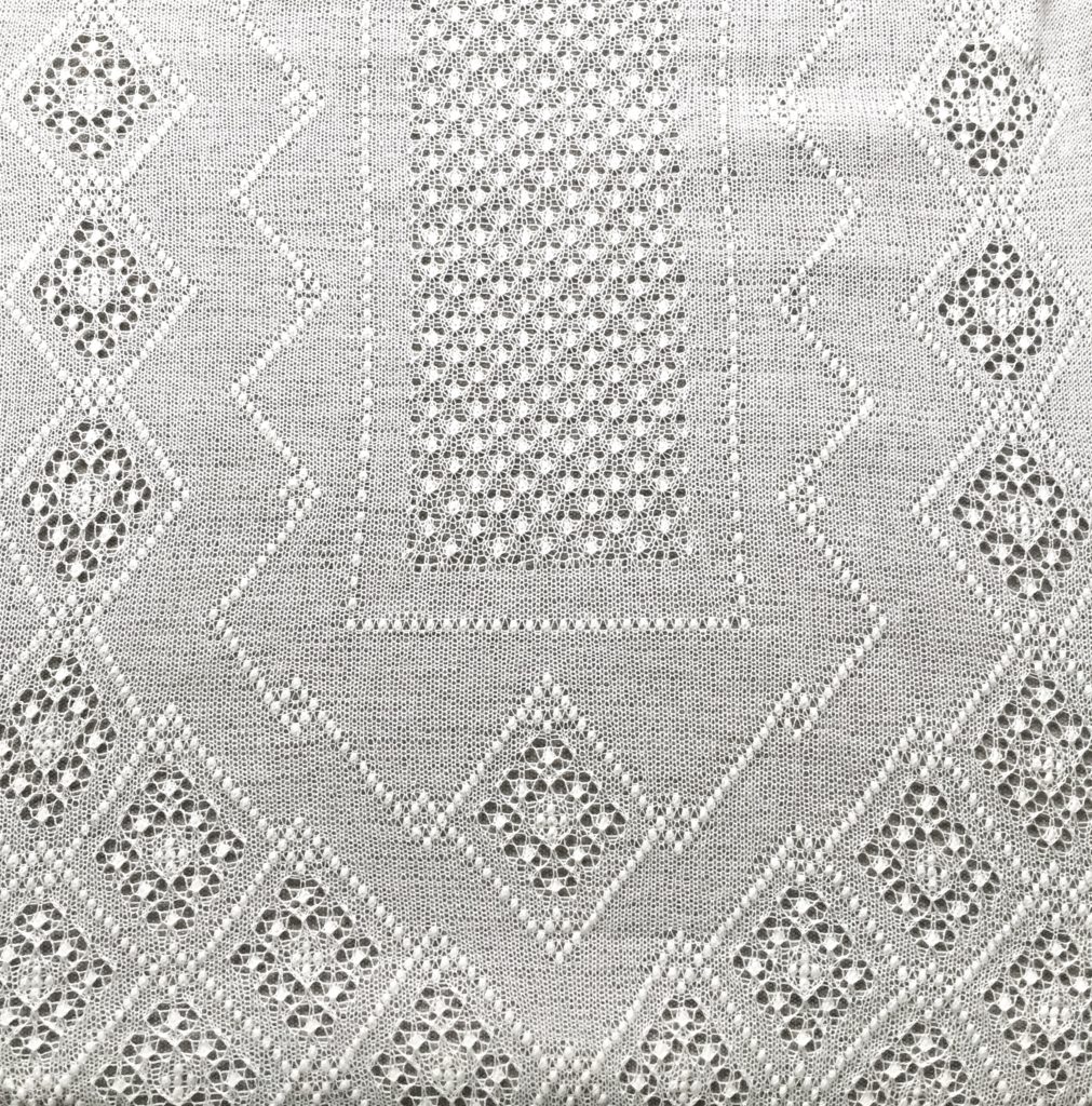 knitting pattern with Estonian nupp stitch