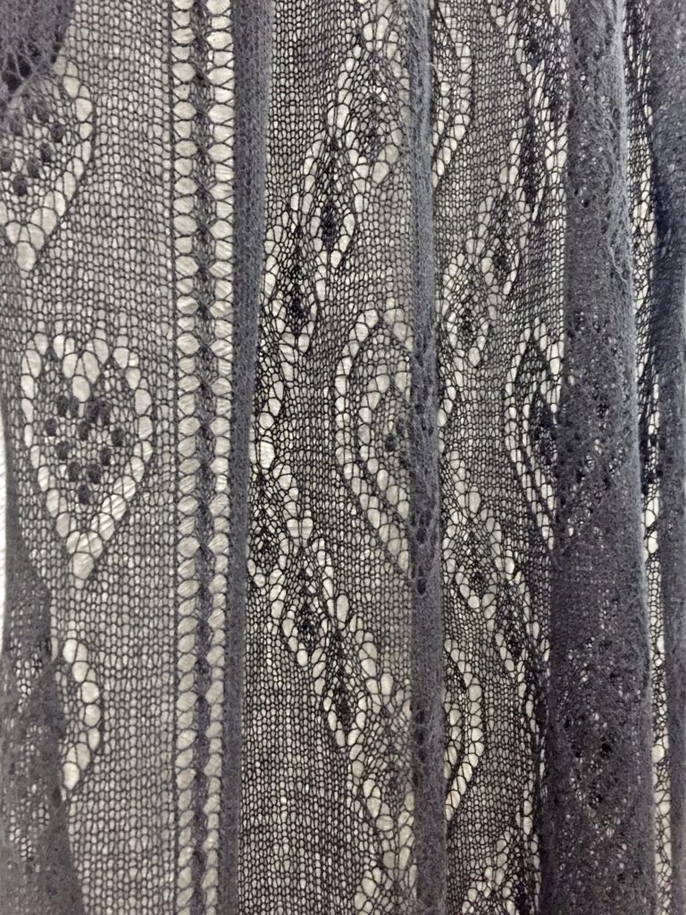 hand-knitted lace shawl for sale