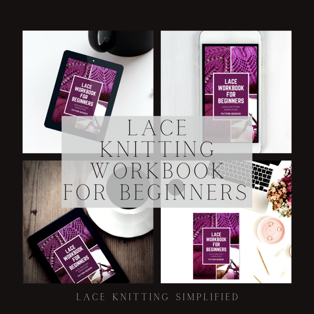 lace knitting workbook for beginners