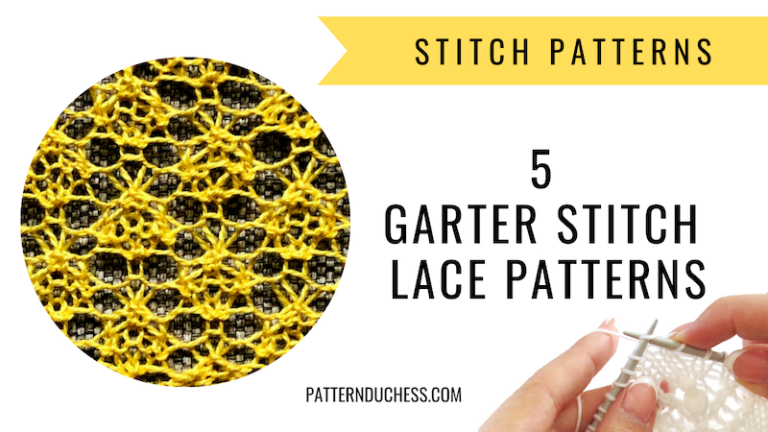 Read more about the article 5 garter stitch lace patterns
