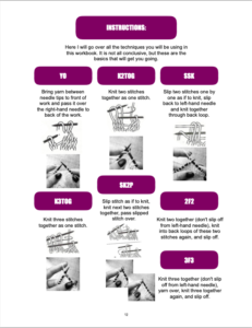 how to knit lace