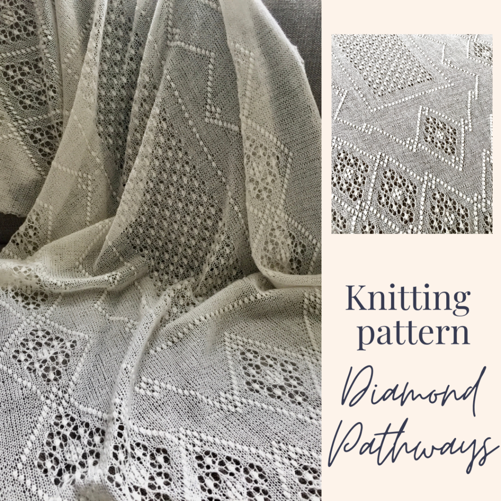 knitting pattern Diamond Pathways