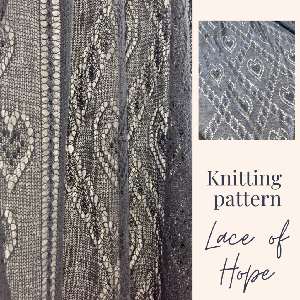 knitting pattern Lace of Hope