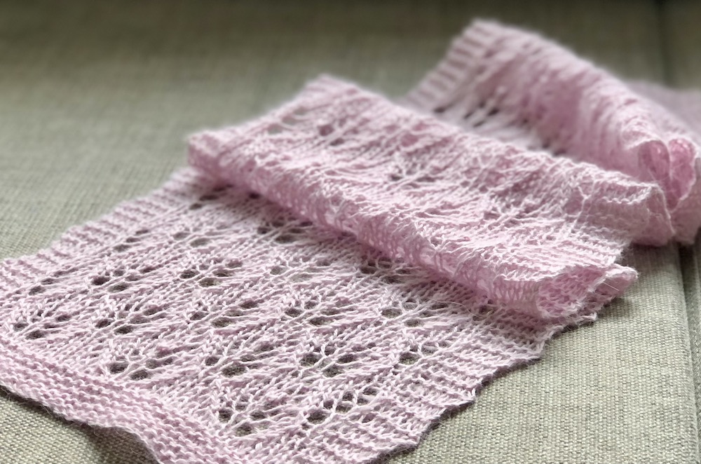  How To Knit A Lace Scarf for Beginners Knitting Blog Pattern Duchess