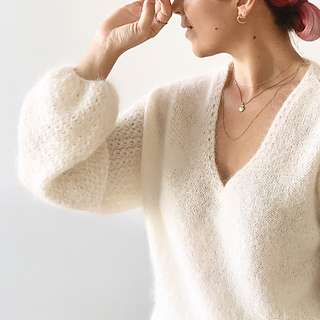lace pullover knitting pattern