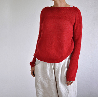 luxurious knit pullover pattern