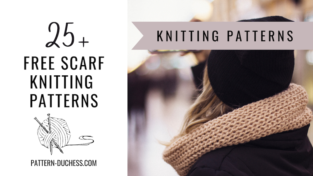 25+ free scarf knitting patterns