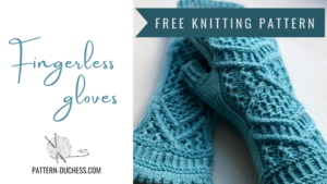 Fingerless gloves free knitting pattern