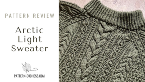 Arctic Light sweater pattern review