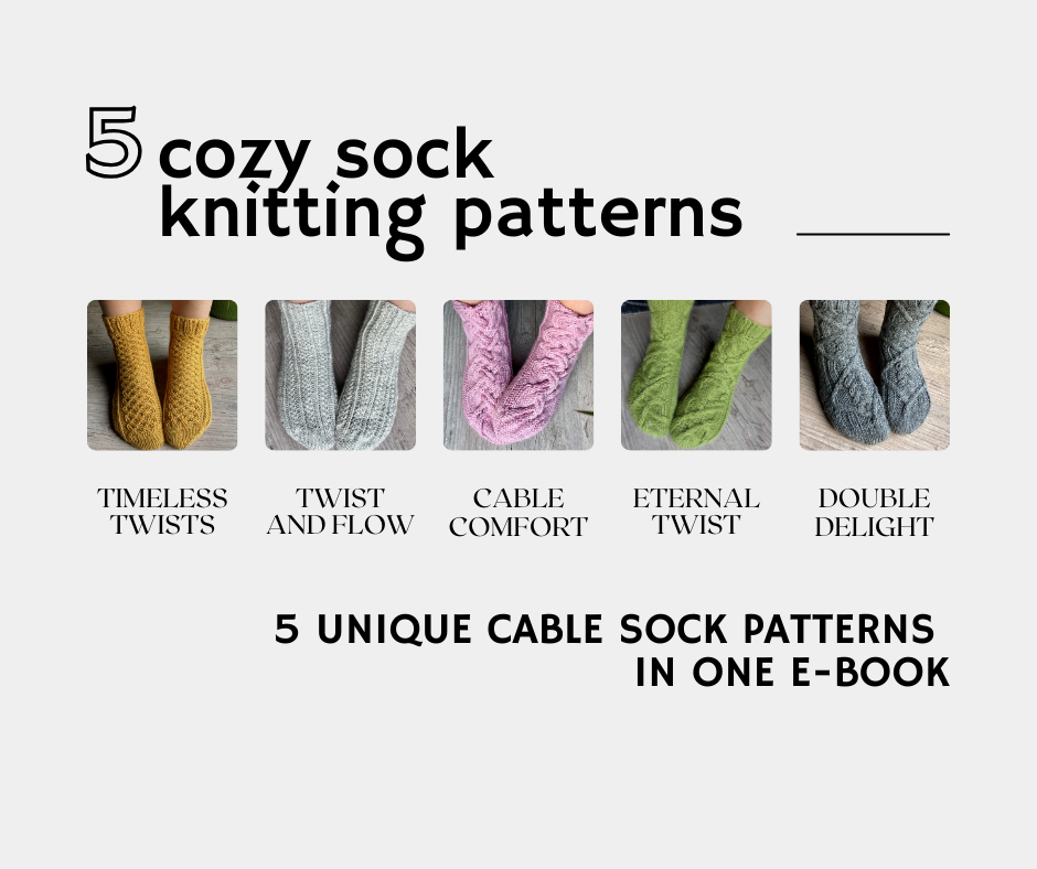 5 sock knitting patterns